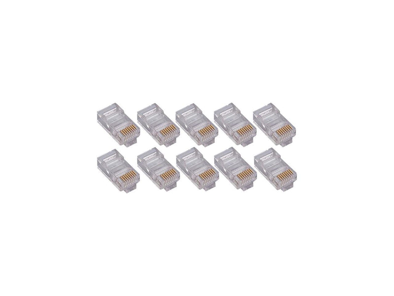 100PK CAT6 RJ45 MODULAR PLUG