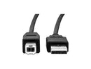 Rocstor Y10C209-B1 15Ft Usb 2.0 Type A To Type B Male To Male Cable Black