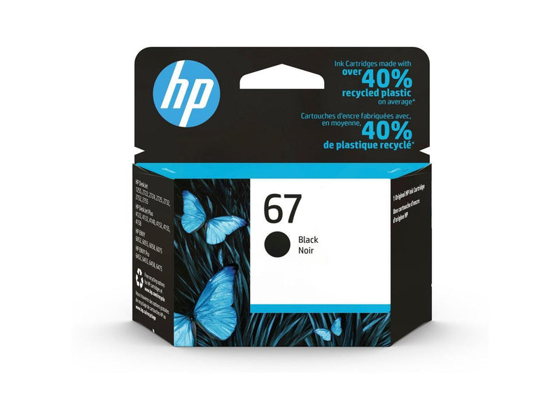 HP 67 3YM56AN Inkjet Ink Cartridge Black in Retail Packaging