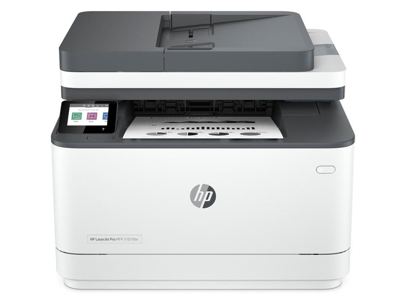 HP LaserJet Pro MFP 3101fdw Laser Printer, Black And White Mobile Print, Copy,