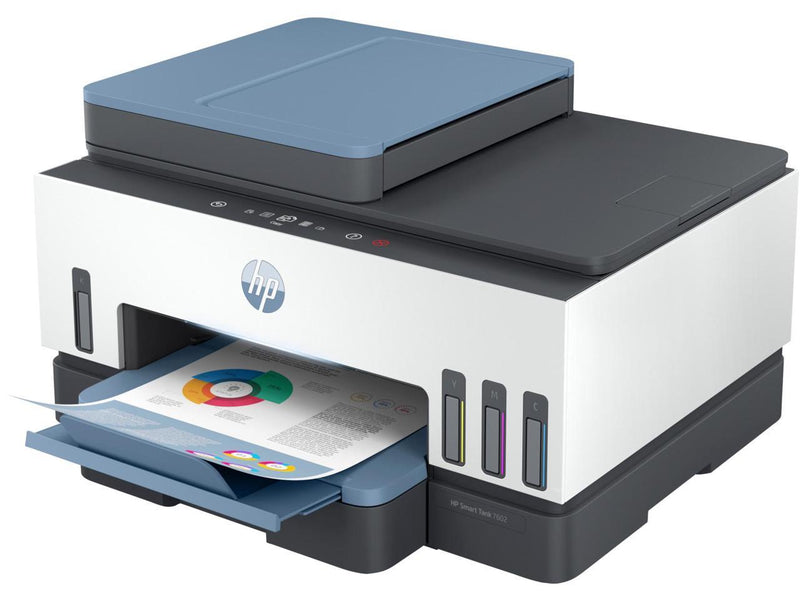 HP Smart Tank 7602 All-in-One InkJet Printer, Color Mobile Print, Copy, Scan,