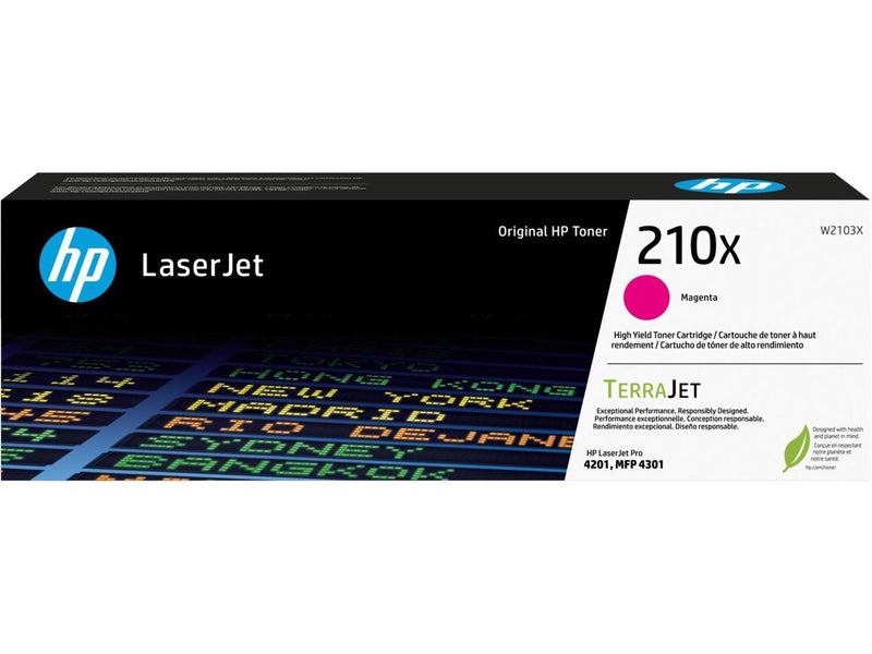 HP 210X Magenta Original LaserJet Toner Cartridge - W2103X