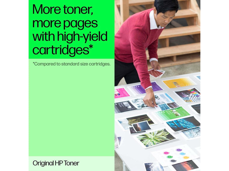 HP 210A Black Original LaserJet Toner Cartridge, ~ 2,000 pages, W2100A