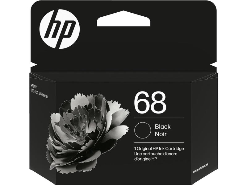 HP 68 Black Original Ink Cartridge, ~160 pages, 7FP21TN