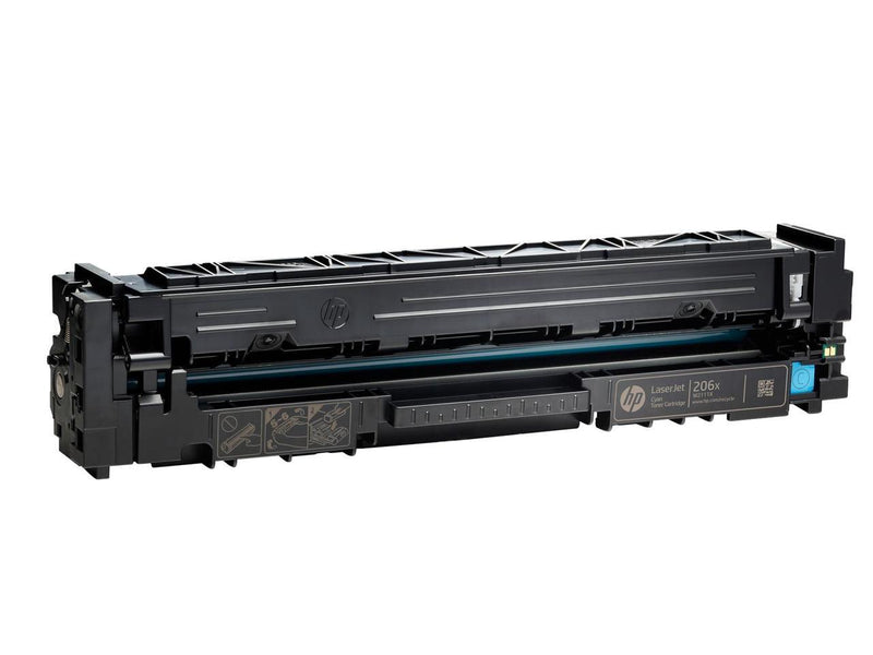 HP 206X High Yield Cyan Original LaserJet Toner Cartridge, ~2,450 pages, W2111X