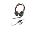 Plantronics Poly Blackwire 5220 Stereo USB-C Headset +3.5mm Plug +USB-C/A