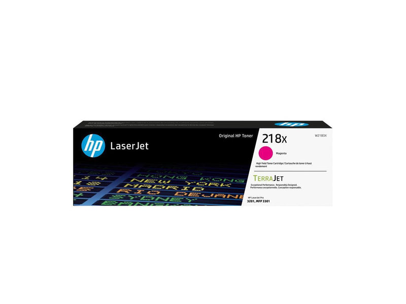 HP 218X High Yield Magenta Original LaserJet Toner Cartridge, ~2,500 pages