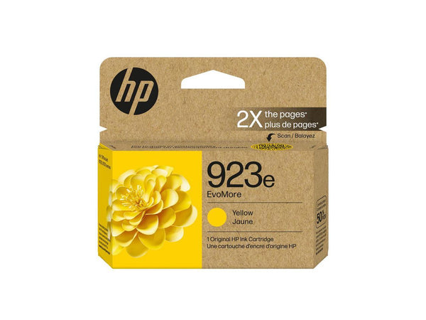 HP EvoMore 923e Original High Yield Inkjet Ink Cartridge Yellow 1 Pack 4K0T6LN