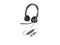 Poly Blackwire 3320 Stereo Microsoft Teams Certified USB-C Headset + USB-C/A