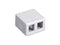 Black Box Value Line Surface-Mount Housing 2-Port White