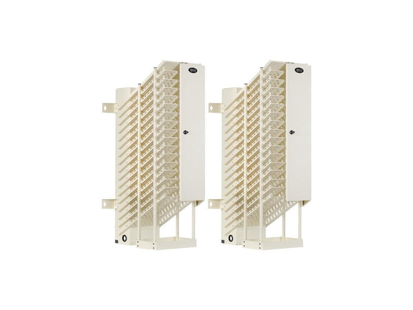 16-DEVICE AC CHARGING STATION TOWERS FOR CHROMEBOOKS - OPEN FRAME, WHITE, 2 PACK