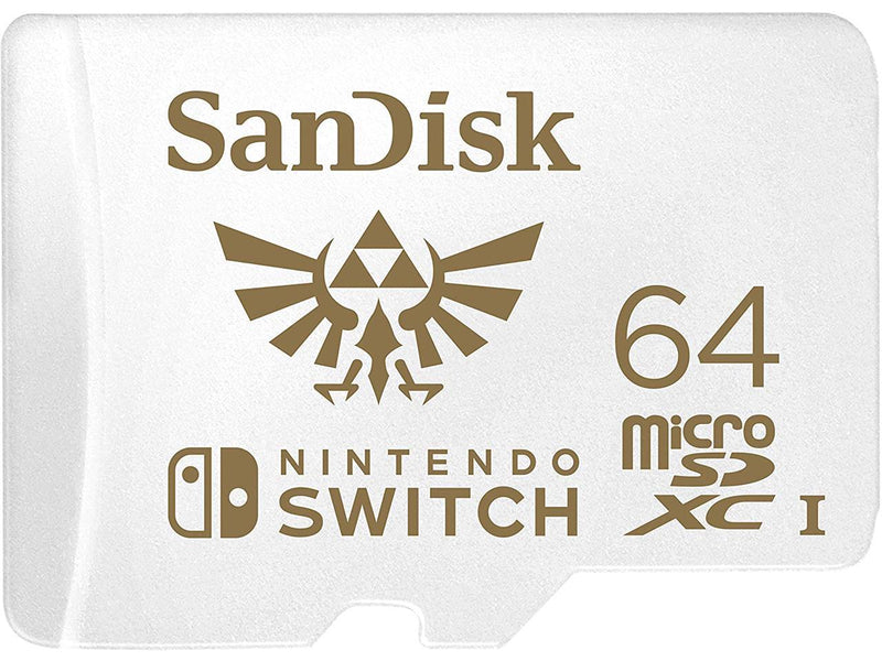 SanDisk 64GB microSDXC-Card, Licensed for Nintendo-Switch - SDSQXAT-064G-GNCZN