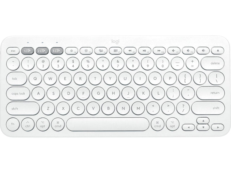 Logitech K380 Multi-Device Bluetooth Keyboard for Mac 920-009729 Off-White