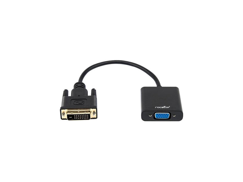 Rocstor Y10A198-B1 DVI-D to VGA Active Adapter - Resolutions up to 1920x1200 M/F