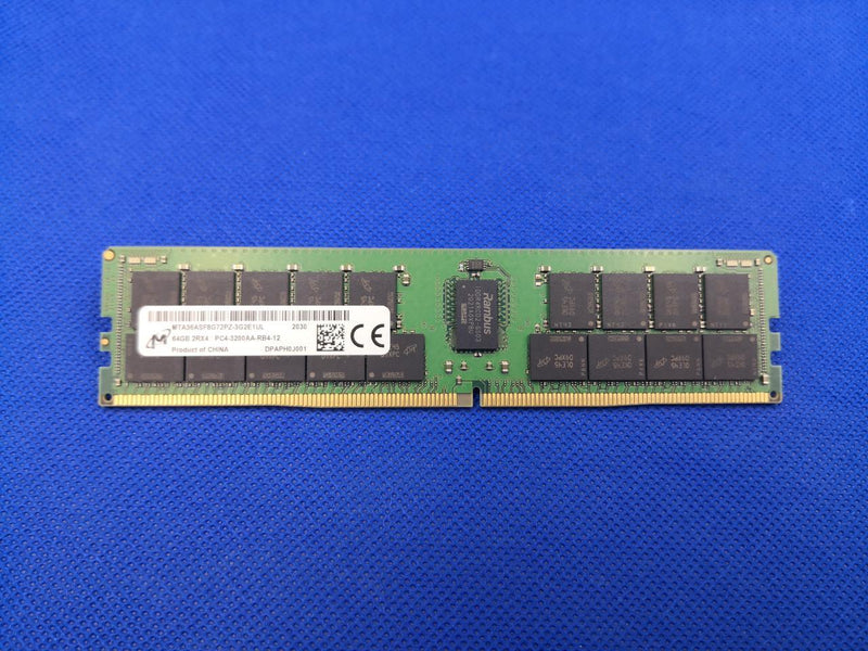 MICRON 64GB DDR4 3200 2Rx4 CL22 RDIMM Server Memory Module -