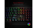 Redragon K556 RGB LED Backlit Wired Mechanical Gaming Keyboard, Aluminum Base,