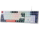 Redragon K668 RGB Gaming Keyboard, 108 Keys Wired Mechanical Keyboard w/Extra 4