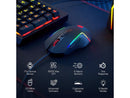 Redragon S141 Gaming Keyboard & Mouse Combo, 98 Keys K515 Wired RGB Membrane