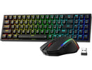 Redragon S136 Gaming Keyboard & Mouse Combo, 75% K628 Tri-Mode Wireless RGB