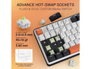 Redragon K689 PRO Wireless Gasket RGB Gaming Keyboard, 108 Keys Mechanical