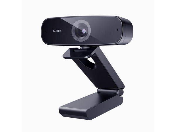 AUKEY Webcam 1080p Full HD, Live Streaming Camera with Noise Reduction