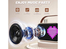 JYX Karaoke Machine, Home Karaoke System with 15 Animated Dispaly Modes, Mini