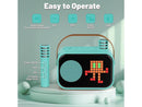 JYX Karaoke Machine, Home Karaoke System with 15 Animated Dispaly Modes, Mini