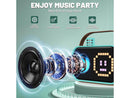 JYX Karaoke Machine, Home Karaoke System with 15 Animated Dispaly Modes, Mini