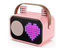 JYX Karaoke Machine, Home Karaoke System with 15 Animated Dispaly Modes, Mini