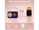 JYX Karaoke Machine, Home Karaoke System with 15 Animated Dispaly Modes, Mini
