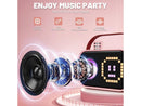 JYX Karaoke Machine, Home Karaoke System with 15 Animated Dispaly Modes, Mini