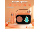 JYX Karaoke Machine, Home Karaoke System with 15 Animated Dispaly Modes, Mini