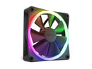 NZXT F120 RGB Fans - RF-R12SF-B1 - Advanced RGB Lighting Customization - Whisper