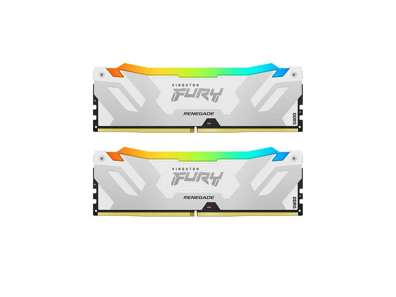 Kingston 32GB (16GB×2) 6800MT/s DDR5 CL36 DIMM FURY Renegade RGB White XMP