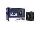 silverstone sx750 platinum, 750w sfx fully modular 80 plus platinum power