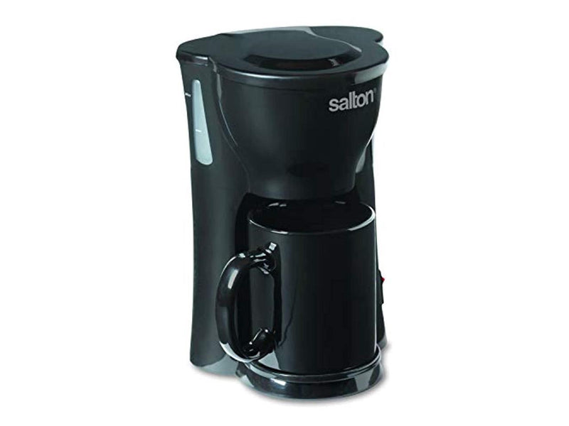 Salton 1-Cup Black Space Saving Coffee Maker FC1205