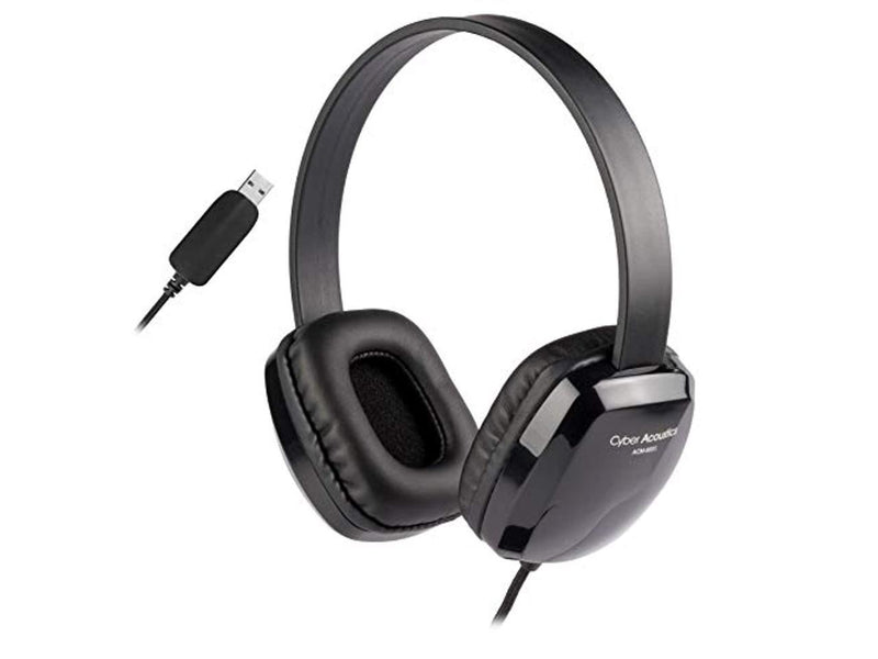 Cyber Acoustics Stereo Headphones Black ACM-6005