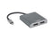 Rocstor Y10A201-A1 Premium USB-C to Dual DisplayPort Multi Monitor Adapter