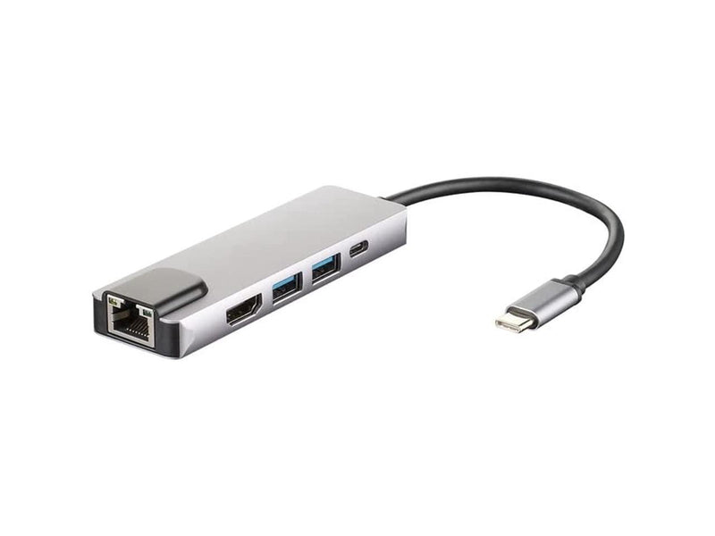 4XEM 5-in-1 HDMI, RJ-45, USB 3.0, USB-C Dock