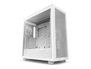 NZXT H7 Flow White - Mid-Tower Airflow PC Gaming Case - Tempered Glass -