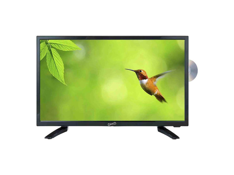 19 Inch Supersonic SC-1912 12 Volt AC/DC LED 1080p Digital HDTV  w/ DVD Player