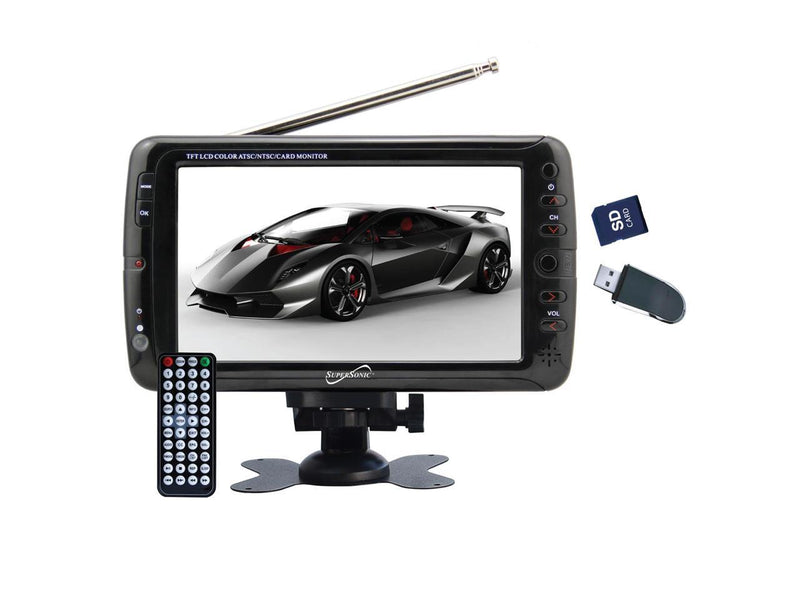 SuperSonic 7" Portable Digital LCD TV