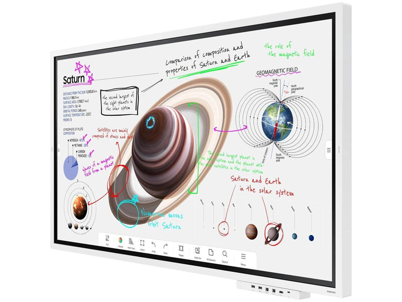 Samsung Flip Pro WM65B 65 Inch Digital Flipchart for Business & Classroom 4K UHD