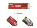 KingSpec XG 7000 4TB M.2 2280 PCIe Gen 4.0x4 NVME 1.4 Speed up to 7400MB/s Write
