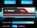 KingSpec SSD XG7000 PRO 512 GB Cache HD M.2 2280  PCIe Gen4 x4 NVMe 1.4