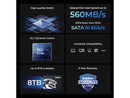 KingSpec P3 SSD 256GB Internal 2.5" Solid State Drive 2.5 Inch SATA III 3D NAND