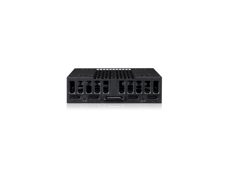 ICY DOCK MB024SP-B | Tray-less 4x 2.5" SAS/SATA SSD/HDD Mobile Rack for 5.25"