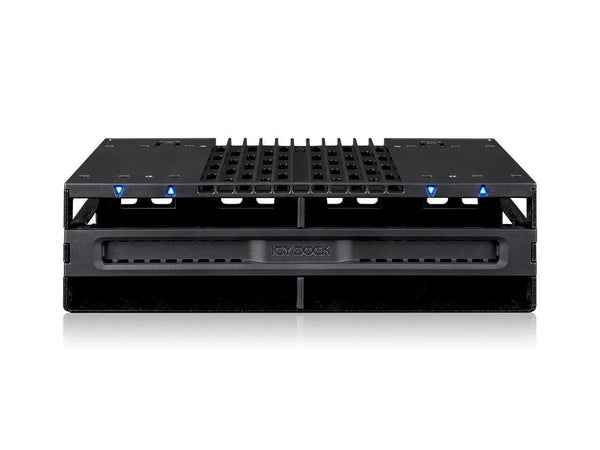 ICY DOCK MB024SP-B | Tray-less 4x 2.5" SAS/SATA SSD/HDD Mobile Rack for 5.25"