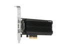 Icy Dock MB987M2P-1B | 1 x M.2 NVMe SSD to PCIe 3.0 x4 Adapter with Heat Sink &