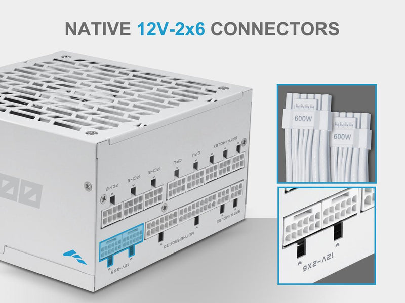 SAMA P1200W ATX 3.1 Power Supply, 1200W 80 PLUS & Cybenetics Platinum